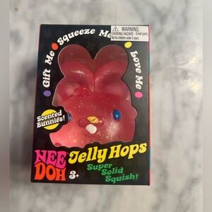 Viral TikTok Needoh Jelly Hops Scented Bunny - Sparkling Pink squishy